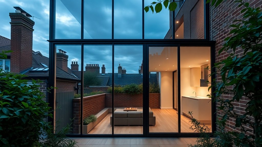 Glass Extension Walls Plaistow