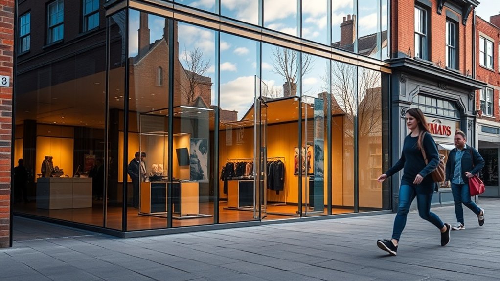 Shop Front Glazing Custom House