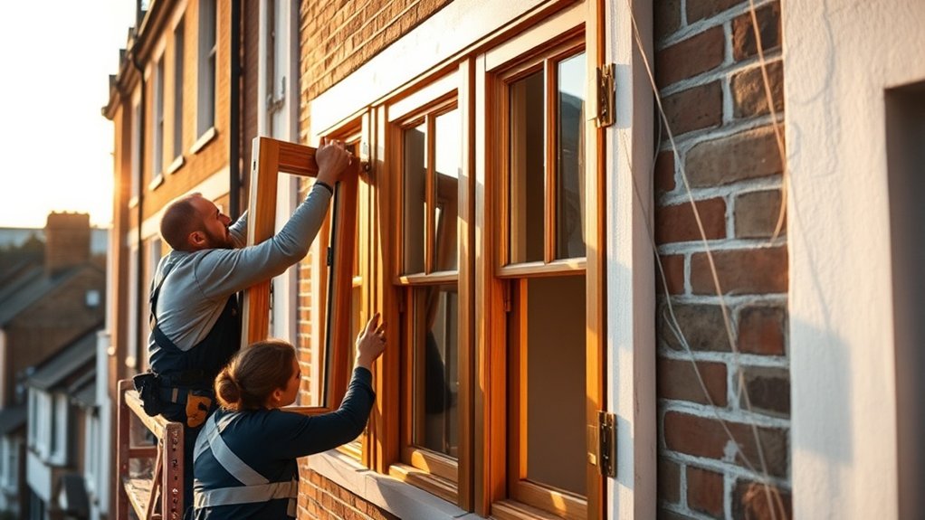 Wooden Window Installation Plaistow